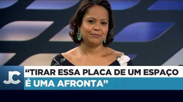 Video Priscila Santos sobre o deputado que destruiu cartaz do Dia da Consciência Negra in English