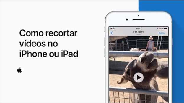 Video Como recortar vídeos no iPhone ou iPad – Suporte da Apple auf Deutsch