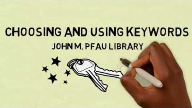 Video Choosing and Using Keywords em português