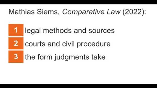 Video What are the key differences between common law and code law systems?   türkçe