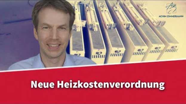 Video Neue Heizkostenverordnung - das ändert sich alles! | Rechtsanwalt Dr. Achim Zimmermann em português