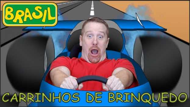 Video Steve and Maggie Brasil brincando com Carrinhos de Brinquedo | Português para Crianças in English