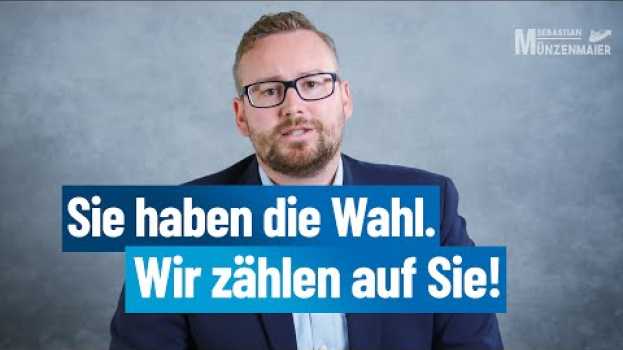 Видео Münzenmaier: Sie haben die Wahl. Wir zählen auf Sie! на русском