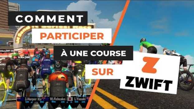 Video ZWIFT - COMMENT FAIRE UNE COURSE ? Tutoriel po polsku