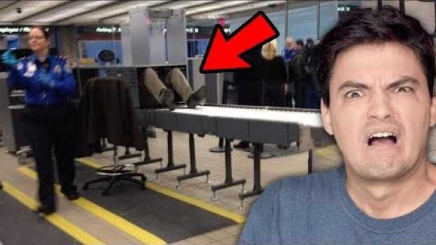Video FLAGRAS BIZARROS EM AEROPORTO! [+10] in English