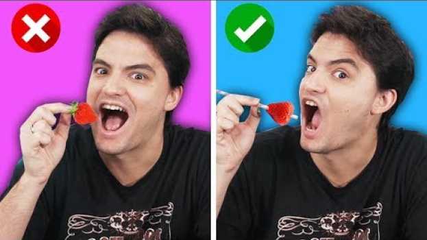 Video COISAS QUE VOCÊ COMEU ERRADO A VIDA INTEIRA! [+10] po polsku