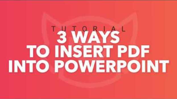 Video How to Insert PDF into PowerPoint: 3 Easy Ways (Windows and Mac). PowerPoint 2019. TemplateMonster en français