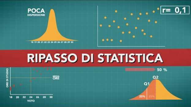 Видео Ripasso di STATISTICA  (misure di tendenza, di dispersione, correlazione ecc.) на русском