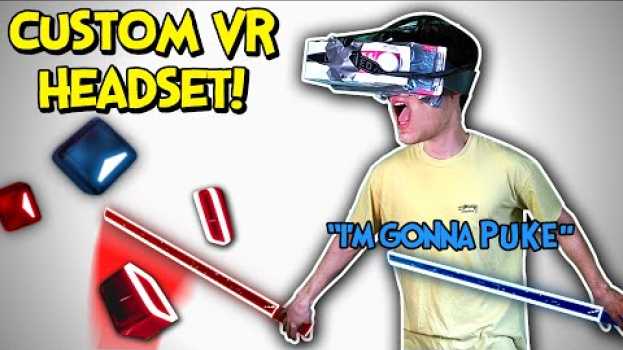 Video I Made my Own VR Headset... using duct tape and milk cartons po polsku
