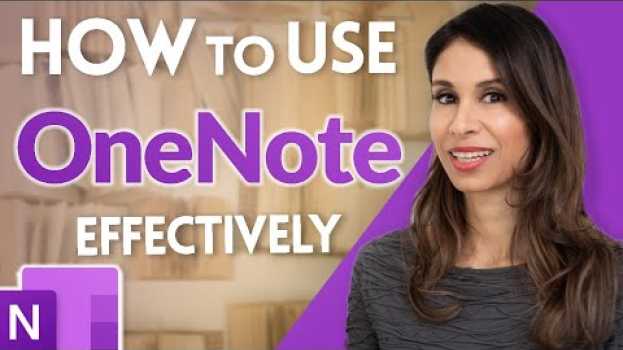 Video How to Use OneNote Effectively (Stay organized with little effort!) po polsku