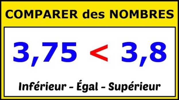 Video Comparer des Nombres Entiers et Décimaux avec les Signes de Comparaison po polsku