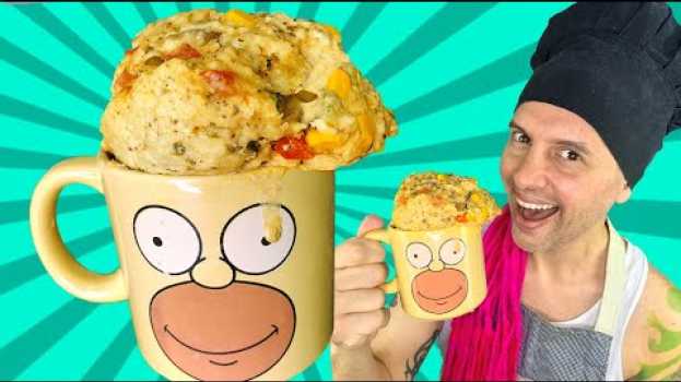 Video TORTA SALGADA DE CANECA (EM 3 MINUTOS!!) SEM LIQUIDIFICADOR • SEM OVO in English