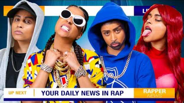 Video If Rappers Were News Reporters en français