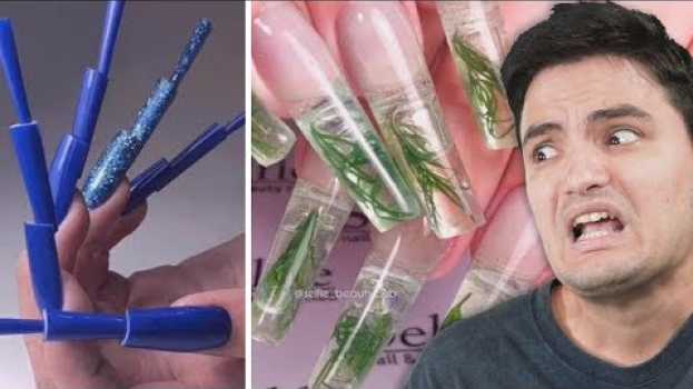 Video AS UNHAS DECORADAS MAIS BIZARRAS DO MUNDO! (Nail Art) [+10]   türkçe