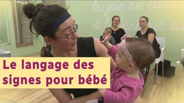 Video Le langage des signes pour bébé po polsku