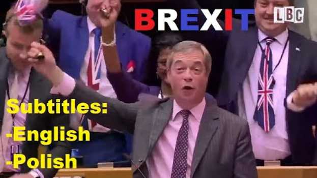 Video Nigel Farage, bye, bye EU. Pożegnalna przemowa przed głosowaniem n.t. BREXIT w EU auf Deutsch