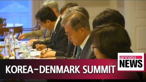 Video Pres. Moon agrees with Danish PM to strengthen ties amid 4th Industrial Revolution su italiano