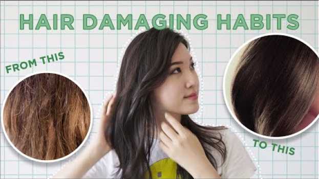 Video 😱Hair Damaging Habits You’re Doing EVERY DAY! • Simple Tips No One Tells You em português
