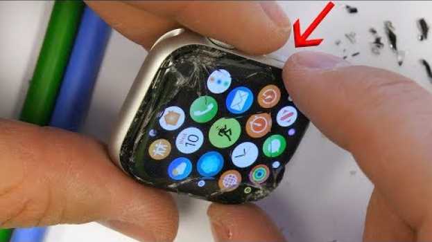 Video Glass Only Apple Watch 4 Screen Fix - NEARLY IMPOSSIBLE!   türkçe