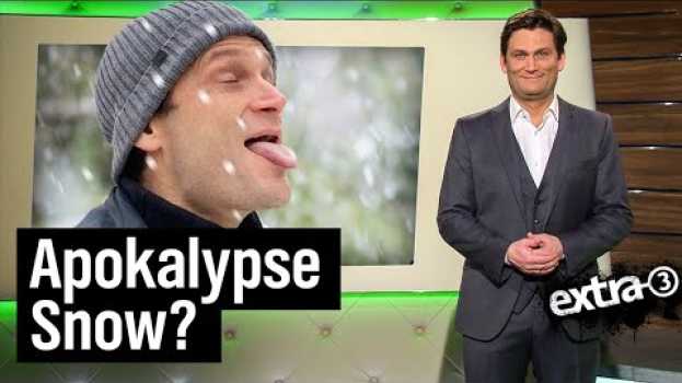 Video Schneechaos in Deutschland: Oder doch ein ganz normaler Winter? | extra 3 | NDR su italiano