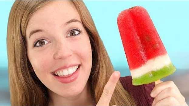 Video Cómo hacer unos Increíbles HELADOS de Sandía | Polos o Paletas po polsku