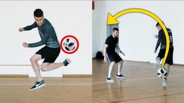 Video КАК СДЕЛАТЬ ФИНТ РАДУГА! ОБУЧЕНИЕ | Football Skills Tutorial RAINBOW FLICK po polsku