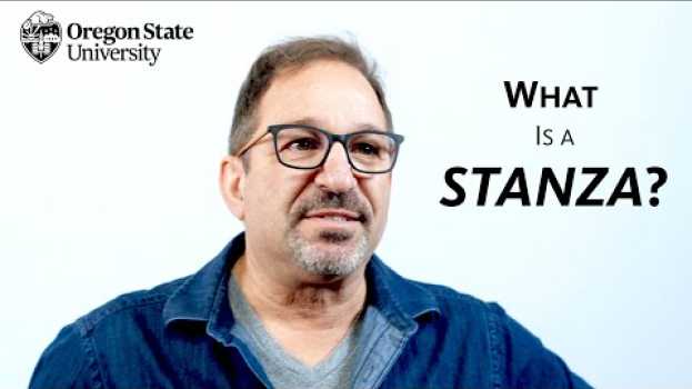 Video "What is a Stanza?": A Literary Guide for English Students and Teachers en español