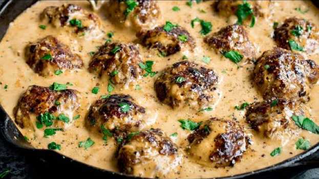 Видео How to make Swedish Meatballs | Homemade Ikea Meatballs на русском