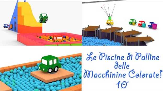 Video Le Macchinine Colorate nella Piscina di Palline! - Compilation cartoni animati 10'   türkçe