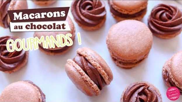 Video 🍫 MACARONS AU CHOCOLAT 🍫 en español