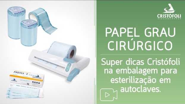 Video Papel Grau Cirúrgico Super Dicas na Embalagem para Esterilização em Autoclaves su italiano