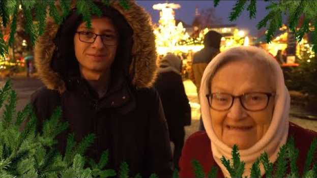 Video Auf dem WEIHNACHTSMARKT mit Enkel Janik en español