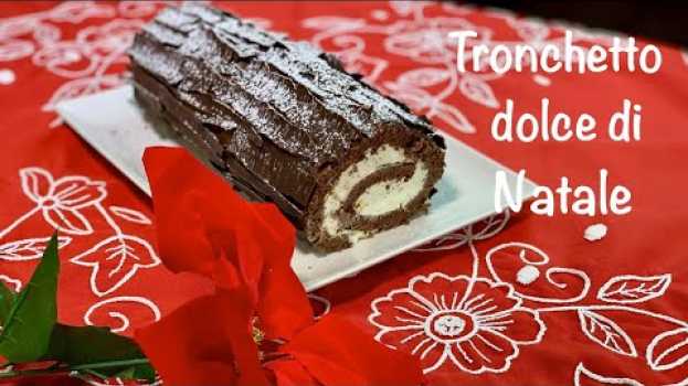 Video TRONCHETTO DOLCE DI NATALE cioccolato e arancia | Bûche de Noël | ricetta senza lievito   türkçe