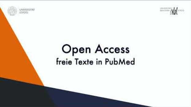 Video Open Access in PubMed - frei verfügbare Informationen po polsku