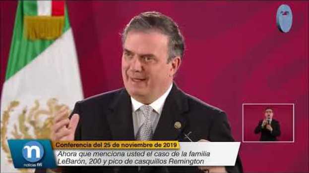 Video Ahora que menciona usted el caso de la familia LeBarón, 200 y pico de casquillos Remington in English