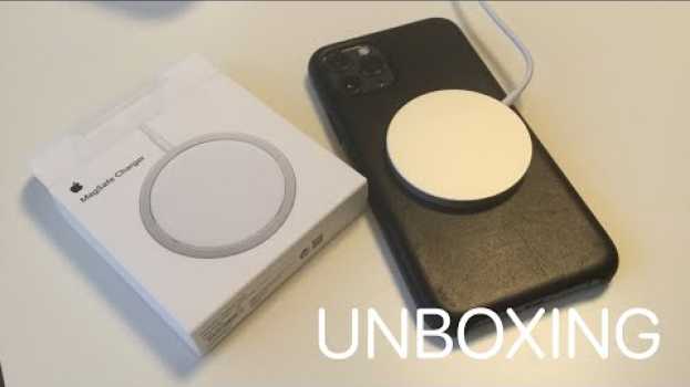 Video Apple MagSafe für iPhone 12 Ladegerät Unboxing [Deutsch] po polsku