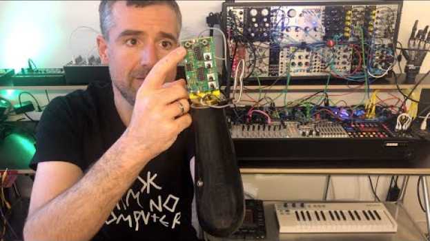 Video Hacking my arm prosthesis to output CV so that it plugs into my synth: Thought-controlled music! en français