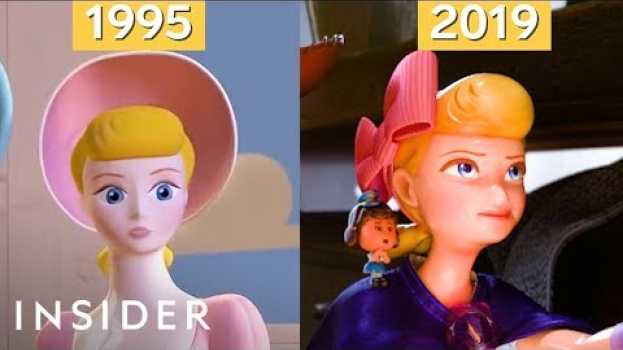Video How Pixar's Animation Has Evolved Over 24 Years, From ‘Toy Story’ To ‘Toy Story 4’ | Movies Insider em português