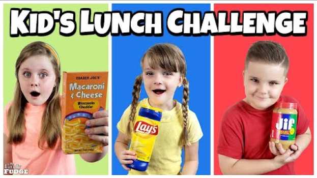 Video Eating Only Foods that Start with the Letter of Your Name for LUNCH! 🍎 Bunches Of Lunches en español