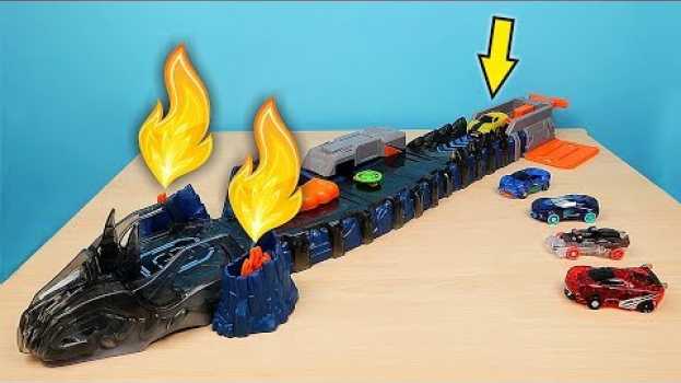 Video Скричер Трасса в виде Дракона! Fossil fire! Трасса с препятствиями для Скричеров! alex boyko en français