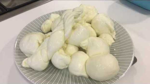 Video fromage mozzarella fait maison   جبنة موتزاريلا محلية الصنع   türkçe