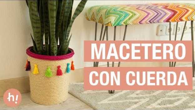 Video Cómo hacer un macetero con cuerda · Handfie DIY po polsku