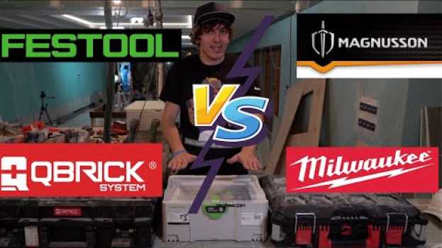Video Система хранения инструмента  ДОЛЖНА БЫТЬ У КАЖДОГО МАСТЕРА  #Qbrick #Magnusson #Milwaukee #Festool   türkçe