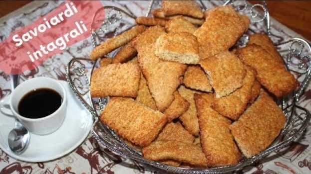 Video SAVOIARDI INTEGRALI LEGGERI SENZA BURRO - RICETTA FACILE E VELOCE po polsku