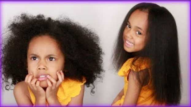 Видео FIRST TIME Straightening my 5 Year Old's Curly Hair! NO HEAT DAMAGE на русском