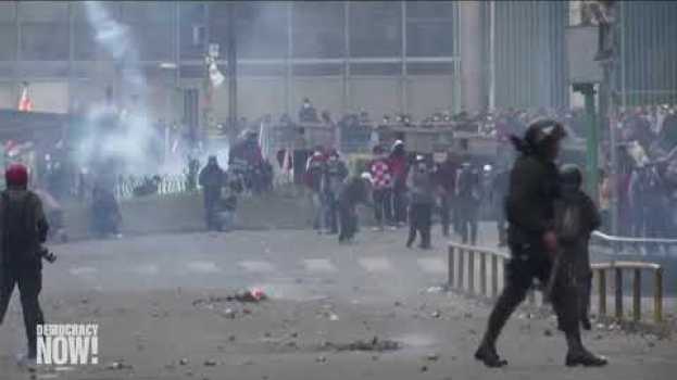 Video Militares bolivianos masacran a 9 personas en una marcha indígena de partidarios de Morales   türkçe