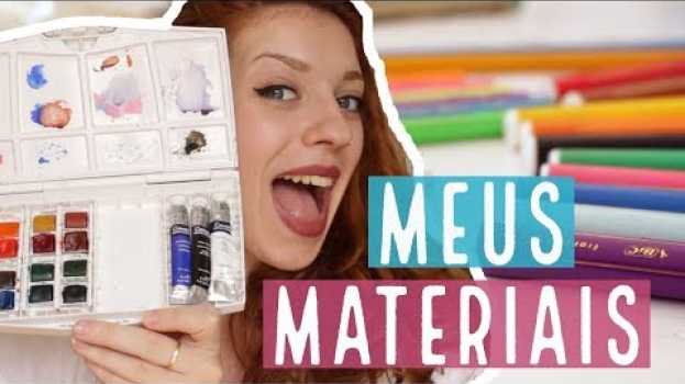Video TUDO SOBRE MEUS MATERIAIS DE DESENHO en español