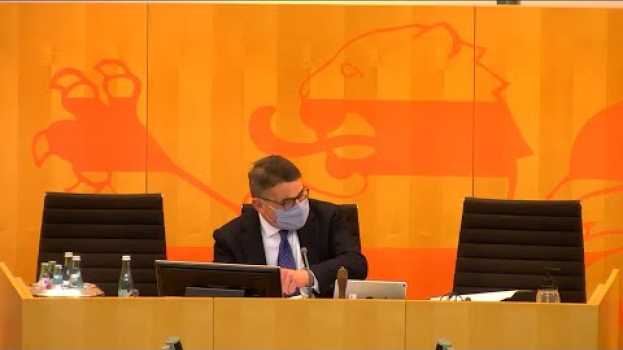 Video Änderung d. Gesetzes z. Stärkung v. innerstädt. Geschäftsquartieren - 10.11.2020 - 57. Plenarsitzung   türkçe