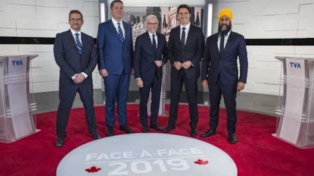 Video Résumé du premier débat des chefs en français su italiano