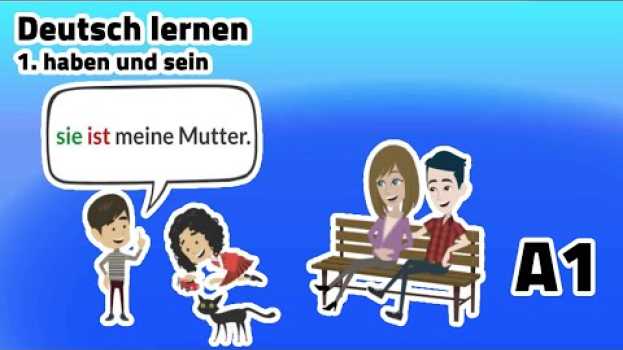 Video 1.Deutsch lernen / deutsche Grammatik A1 / haben und sein als Vollverb & Verb konjugation po polsku